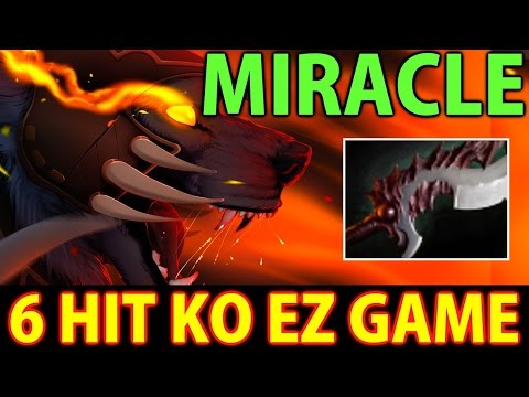 Miracle Ursa- Dota 2: 6 Hit KO Ez Game [Abyssal Blade]