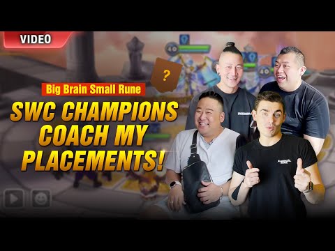 Thompsin, Whycuzimag, and JMak Coach My Placements! - Big Brain, Small Rune part 1