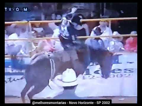 🇧🇷 Antônio Juscelino da Costa - Rodeio de Novo Horizonte 2002 #rodeio #cutiano