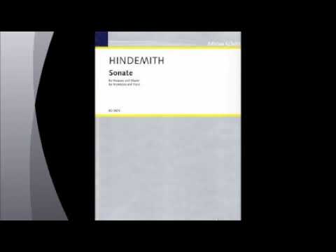 Paul Hindemith Sonate for Trombone and Piano Movements 3 & 4 Play Along