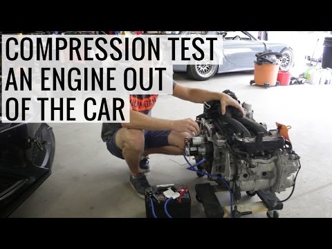 How to compression test an engine out of the car - Just the Tip
