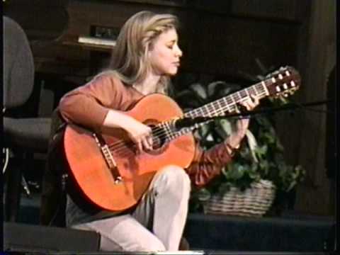 Muriel Anderson, 1997, playing Linus and Lucy (Charlie Brown's Theme Song).