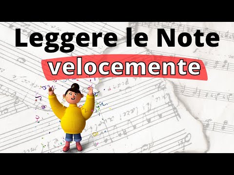 Come leggere VELOCEMENTE le note musicali sullo spartito✅ (lezione per principianti)