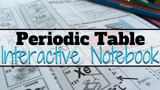 Periodic Table for Chemistry Interactive Notebooks (Overview)