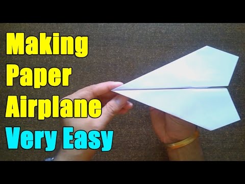 How to make paper airplane
