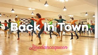 Back In Town Line Dance (Intermediate) Demo &amp; Count