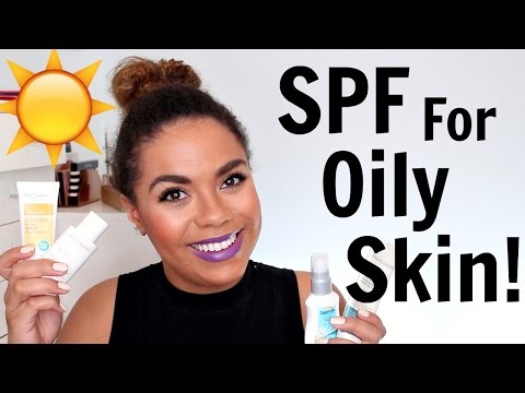 Best SPF for Oily Skin! Sunscreen and Moisturizers for Oily Skin | samantha jane Video