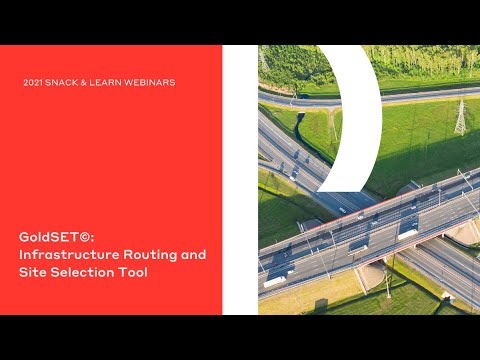 GoldSET© - Infrastructure Routing and Site Selection Tool