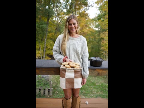 Baked Potato Soup & (low carb) Cheddar Chive Biscuits