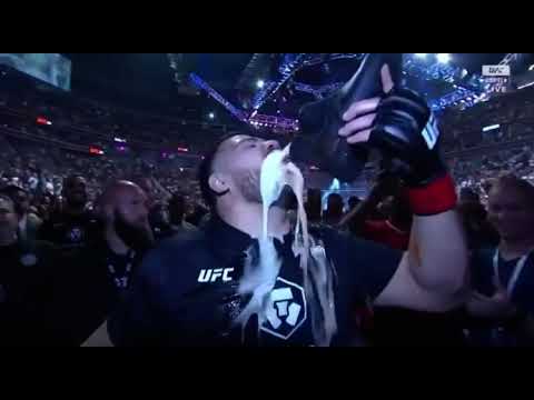 Tai Tuivasa chugs shoe beer with HOT SAUCE in it!!!!!