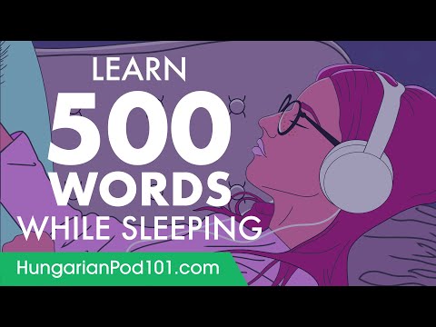 Hungarian Conversation: Learn while you Sleep with 500 words