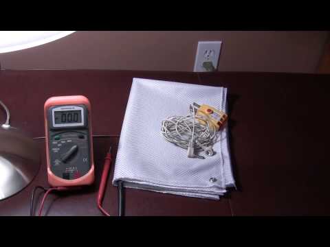 Carbon-Fiber Earthing Sheet - Demonstration of grounding conductivity and its effectiveness