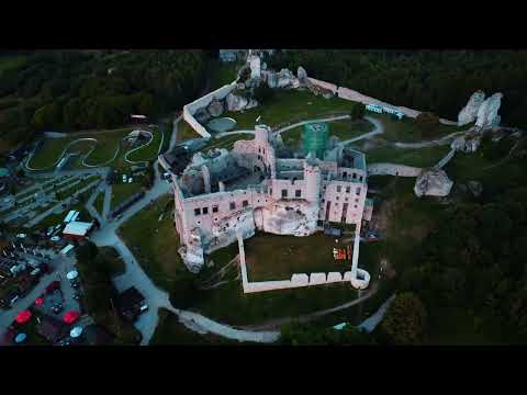 Zamek Ogrodzieniec z lotu ptaka | Wiedźmin | DJI Mini 4K