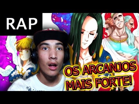 REACT | Rap do Clã das deusas - 4 arcanjos ( Nanatsu no Taizai )_ 41 Feat_Sting,Épico,R.urbe,Wlo