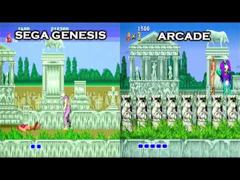 Altered beast- Sega Genesis/ Arcade comparison