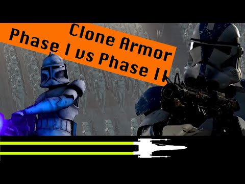 Phase I Clone Armor vs Phase II Clone Armor | Star Wars Canon Lore