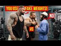 Bodybuilder Gegen Reinigungskraft Anatoly Fitnessstudio Streich Nr 53