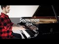 Snowman - Sia | Piano Cover + Sheet Music