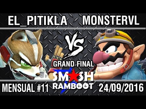 [SmashxRamboot #11] El_Pitikla (Fox) Vs. MVL (Sheik, Wario) Grand Finals