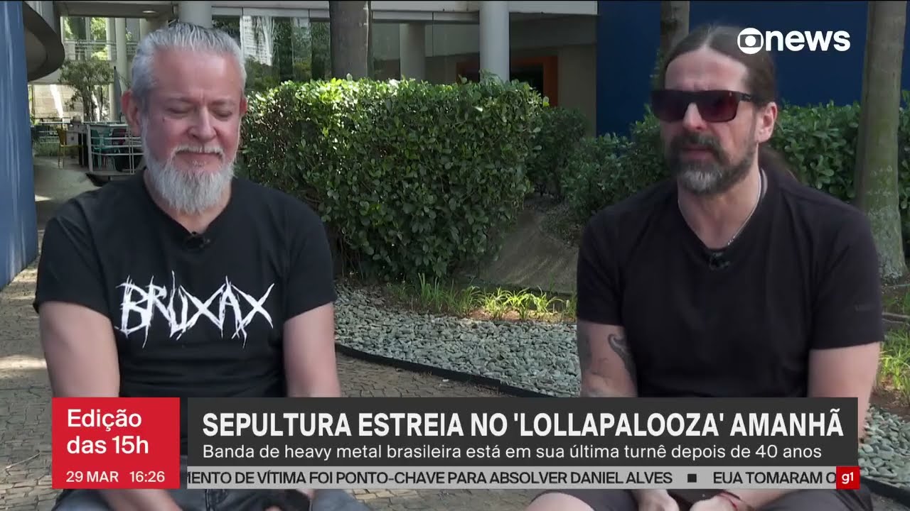 Entrevista Sepultura antes do show