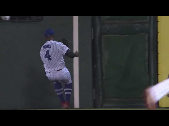 【8回表】イーグルス・オコエ ライトポール際の打球をナイスキャッチ!! 2021/8/4 E-S(エキシビションマッチ)