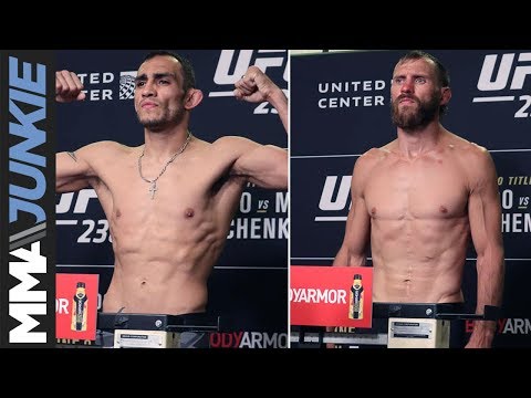 UFC 238: Tony Ferguson vs.  Donald Cerrone official weigh in highlight