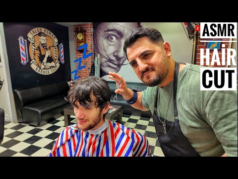 PERFECT SCİSSORS ONLY HAİRCUT FOR PERFECT SLEEP 💈ASMR HEAD MASSAGE