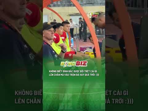 Vừa được bôi vào chân là Đình Bắc liền nổ ngay bàn thắng luôn   Quá nhanh quá nguy hiểm