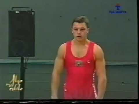 1998 Zurich Gymnastics World Cup Event Finals - Vitaly Rudnitski (BLR) FX (Argentina TV)