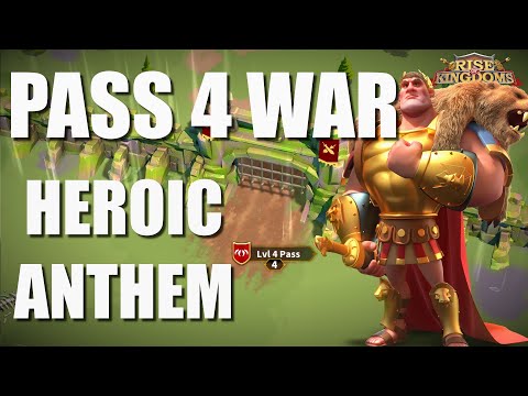 Heroic Anthem WAR on pass 4 opening - 1682 & 2148 vs 2173 & 1601 - Rise of Kingdoms