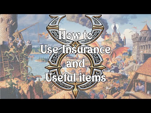 Ultima Online - How To Use Insurance and Useful Items