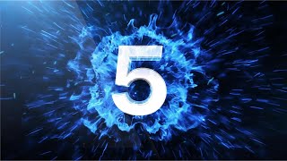 Shocking style shock wave 5 seconds countdown vide