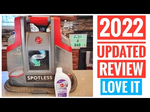 2022 UPDATED REVIEW Hoover Spotless Portable Carpet & Upholstery Spot Cleaner FH11300PC I LOVE IT