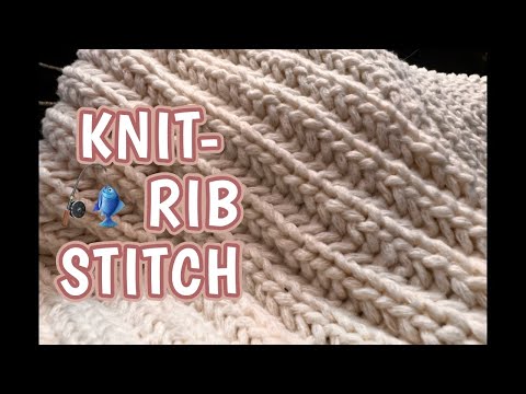 EASY How to Knit| Fisherman’s Rib Stitch #knitting #knit #knittinghelp