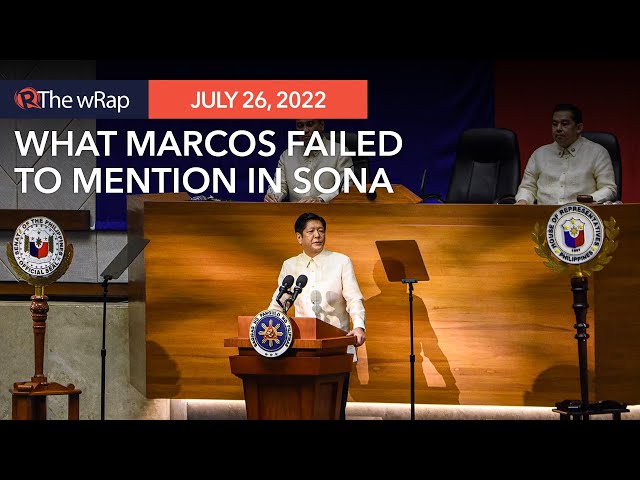 What Marcos excluded from SONA: Human rights, justice, peace