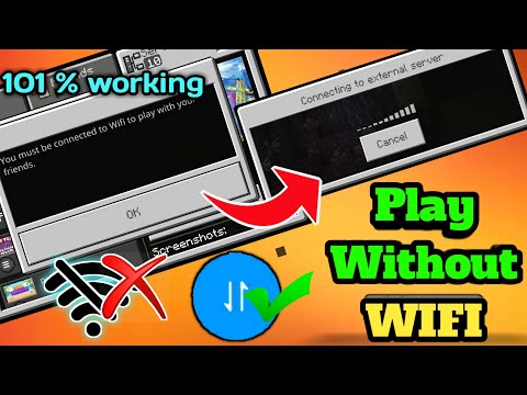 How To Play Multiplayer & Join Serve Without WIFI | Minecraft With Friends Hindi No WiFi New 2021