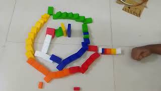 Domino Set for Kids Building Blocks
