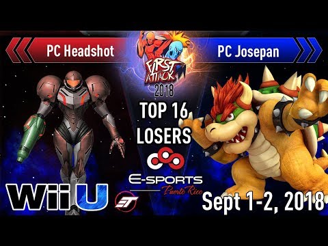 FA2018 - SSB4 TOP 16 Losers - PC Headshot (Samus) VS PC Josepan (Bowser)