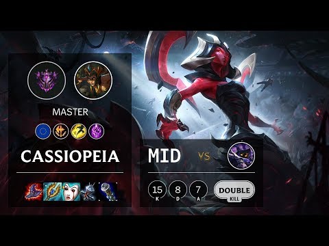 Cassiopeia Mid vs Veigar - EUW Master Patch 10.8
