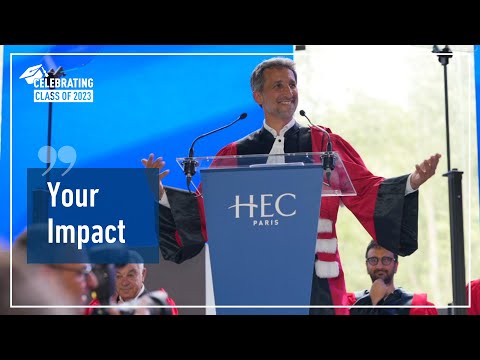 Changing Destinies: Dean Eloïc Peyrache Graduation Address to Masters students