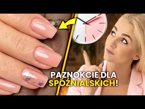 SPÓŹNIONA KLIENTKA? Szybkie paznokcie hybrydowe bazą mineralną Indigo!