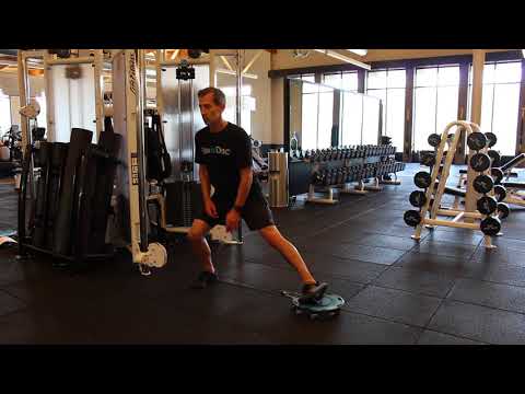 Lateral Cable Lunge