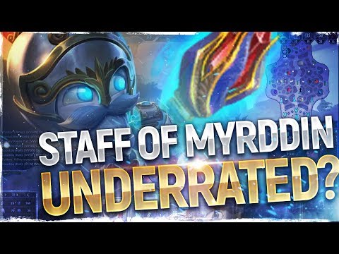 STAFF OF MYRDDIN THE MOST UNDERRATED MAGE ITEM!? - Smite