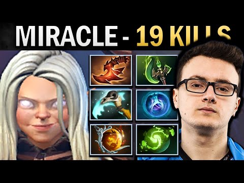 Invoker Dota Gameplay Miracle with 19 Kills and Linkens