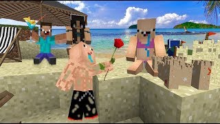 NOOB VS PRO CONQUISTANDO CHICAS EN LA PLAYA ! MINECRAFT TROLL
