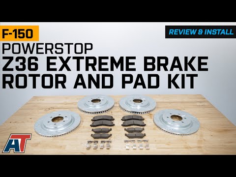 2021-2025 F-150 PowerStop Z36 Extreme Truck and Tow 6-Lug Brake Rotor Review & Install