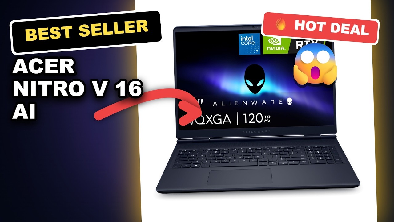 Acer Nitro V 16 AI Gaming Laptop Tested: Is It Worth the Hype in 2024? review video