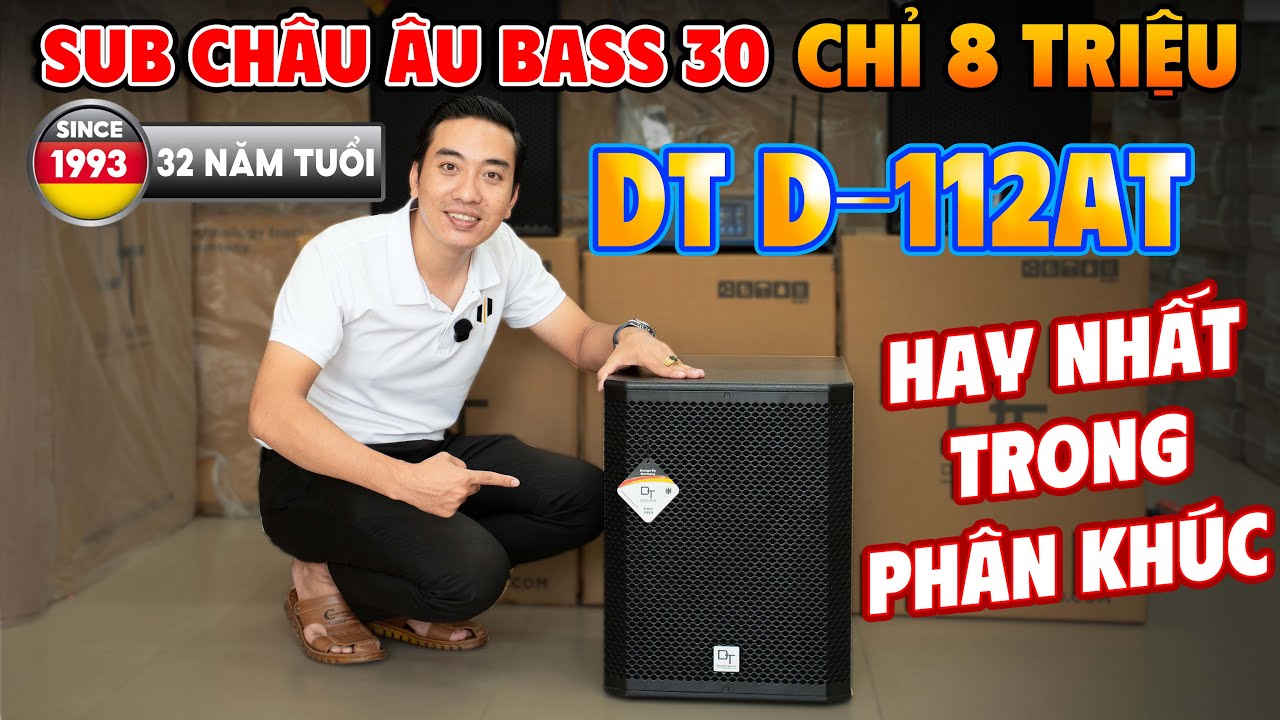 Video sản phẩm Loa sub DT D-112AT (Bass 12 inch, 300W)