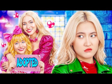 Poor Barbie Was Adopted By A Rich Family! My Adoptive Sister Is Jealous Of Me