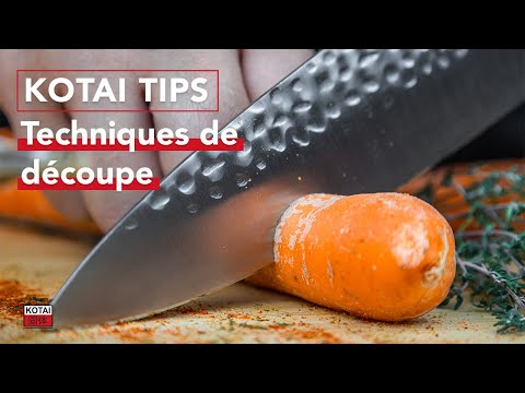 KOTAI TIPS - Différentes techniques de découpe - Comment bien tenir un couteau